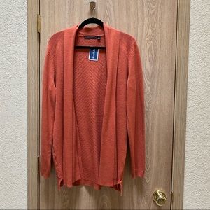 Cardigan - terracotta red! Size L Perfect for Fall